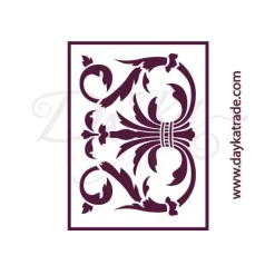 Plantilla de Stencil V-286 Brocado 15x21cm Dayka