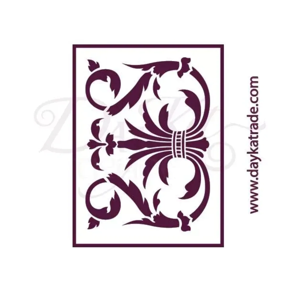 Plantilla de Stencil V-286 Brocado 15x21cm Dayka