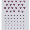 Plantilla de Stencil V-148 Corazones 15x21cm Dayka
