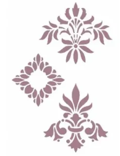 Plantilla de Stencil V-130 Floral 15x21cm Dayka