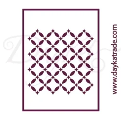 Plantilla de Stencil V-299 Fondo 15x21cm Dayka