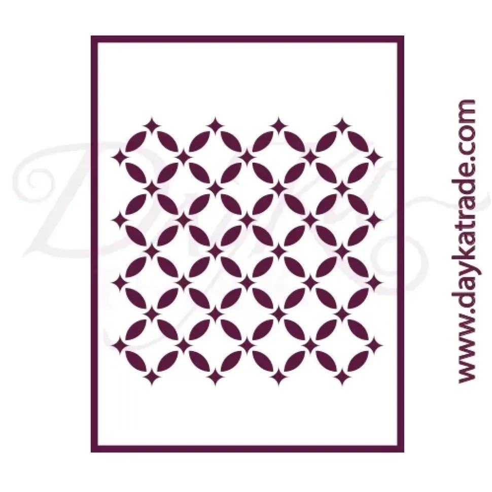 Plantilla de Stencil V-299 Fondo 15x21cm Dayka