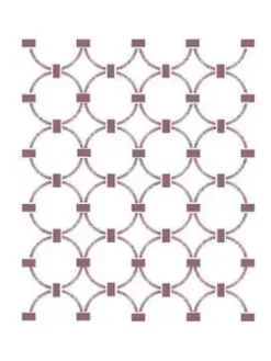 Plantilla de Stencil V-214 Fondo aros 15x21cm Dayka