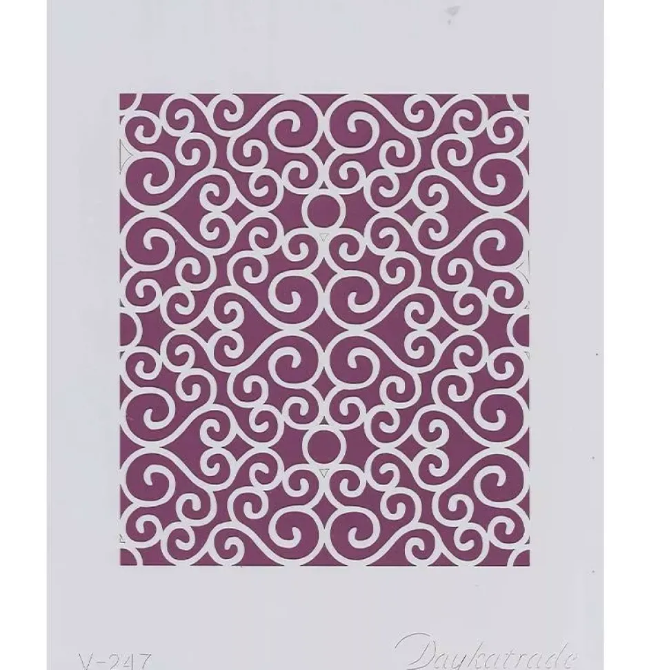 Plantilla de Stencil V-247 Fondo 15x21cm Dayka
