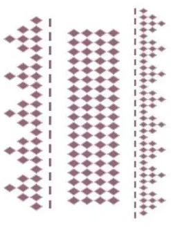 Plantilla de Stencil V-216 Formas con rombos 15x21cm Dayka