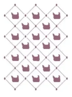 Plantilla de Stencil V-207 Gallinitas 15x21cm Dayka