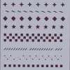 Plantilla de Stencil V-151 Geométricos 15x21cm Dayka