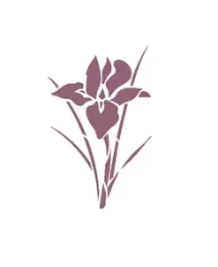 Plantilla de Stencil V-174 Lirio 15x21cm Dayka