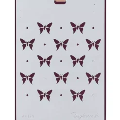 Plantilla de Stencil V-179 Mariposas 15x21cm Dayka