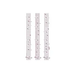 Plantilla de Stencil V-198 Pentagrama 15x21cm Dayka