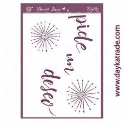 Plantilla de Stencil V-356 Pide un deseo 15x21cm Dayka