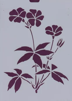 Plantilla de Stencil V-178 Ramo de flores 15x21cm Dayka