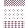 Plantilla de Stencil V-213 Rombos, circulos y cuadrados 15x21cm Dayka