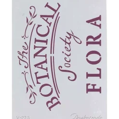 Plantilla de Stencil V-273 The Botanical Society flora 15x21cm Dayka