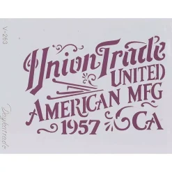 Plantilla de Stencil V-263 Unión Trade 15x21cm Dayka