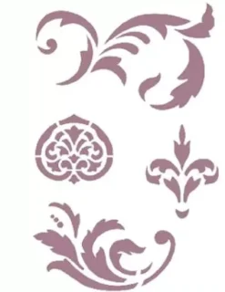 Plantilla de Stencil V-137 Volutas 15x21cm Dayka