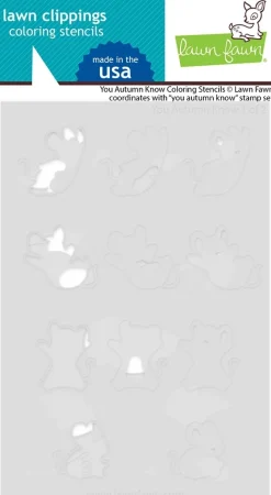 Plantilla de stencil You Autumn Know Lawn Fawn