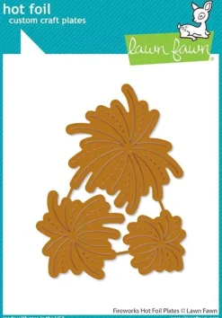 Plantilla foil Fireworks Lawn Fawn