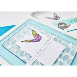 Plantillas de stencil Cosmopolitan Ecliptic Adornment Sizzix A5