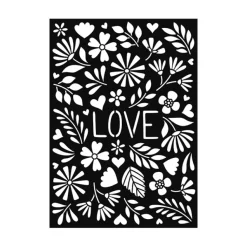 Plantillas de stencil Love Artemio A4