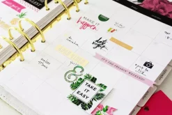 Plantillas de stencil y Clips Fresh Start Heidi Swapp