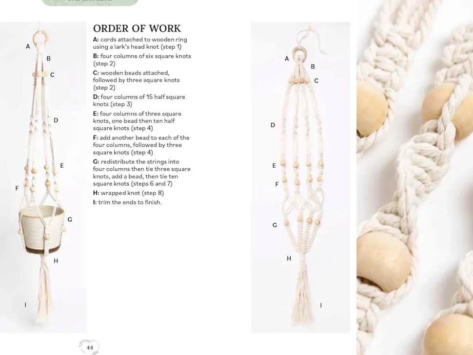 Pocket Book of Macrame Mindful crafting for beginners