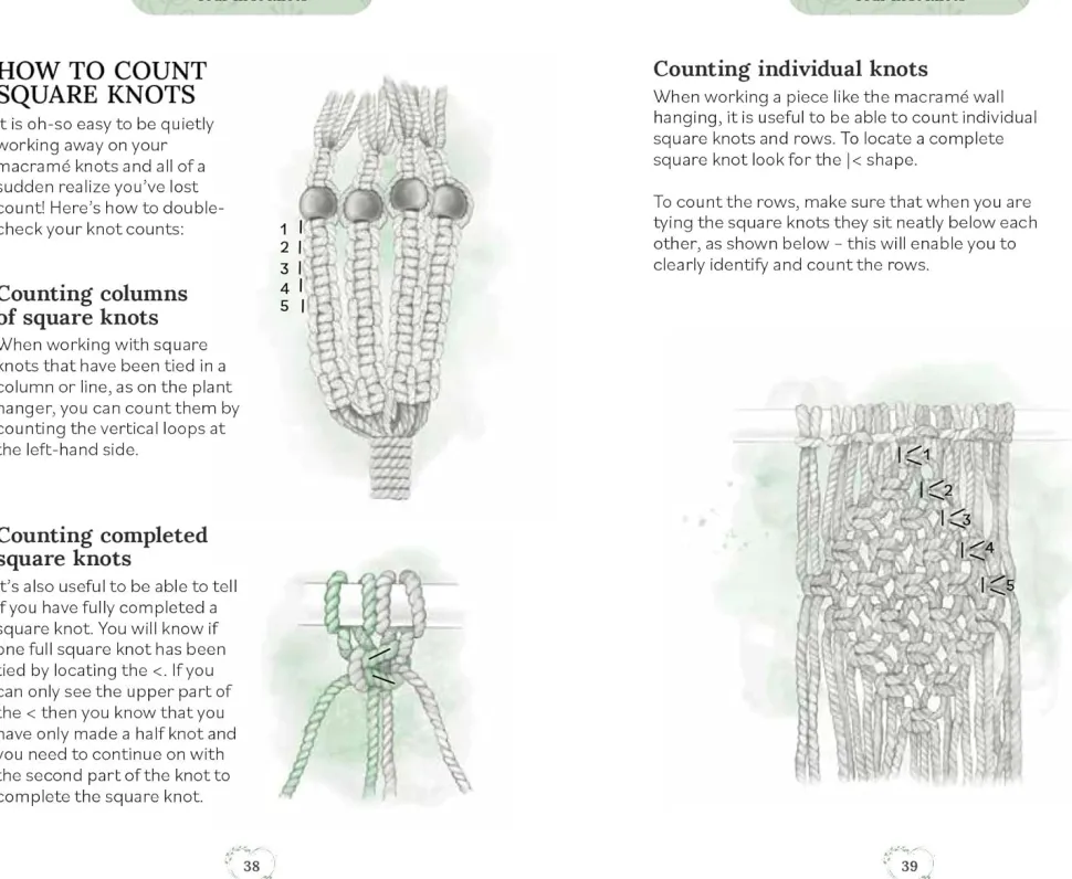 Pocket Book of Macrame Mindful crafting for beginners