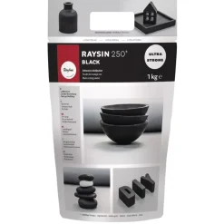 Polvo de modelado negro Raysin 250 Rayher 1Kg
