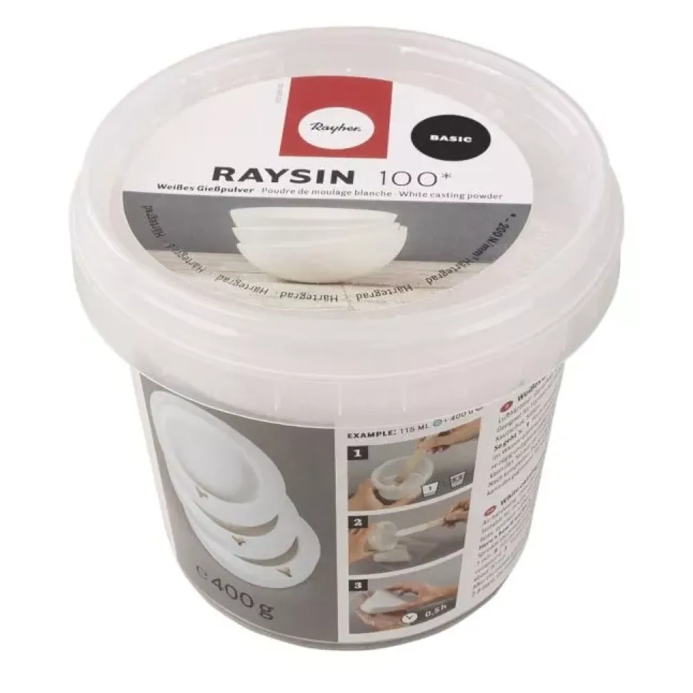 Polvo para modelado Raysin 100 Rayher 400g