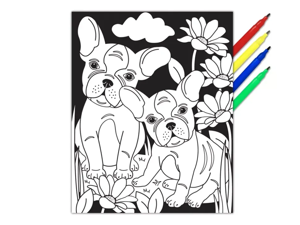 Póster para Colorear Perros MultiCraft