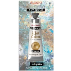 Pátina de cera Heritage Gold Art Stories Stamperia 40ml