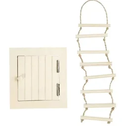 Puerta de Acceso al Desván con Escalera de Cuerda Creativ Company