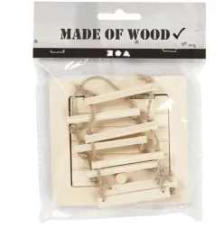 Puerta de Acceso al Desván con Escalera de Cuerda Creativ Company