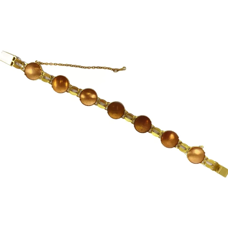 Pulsera círculos para esmaltado