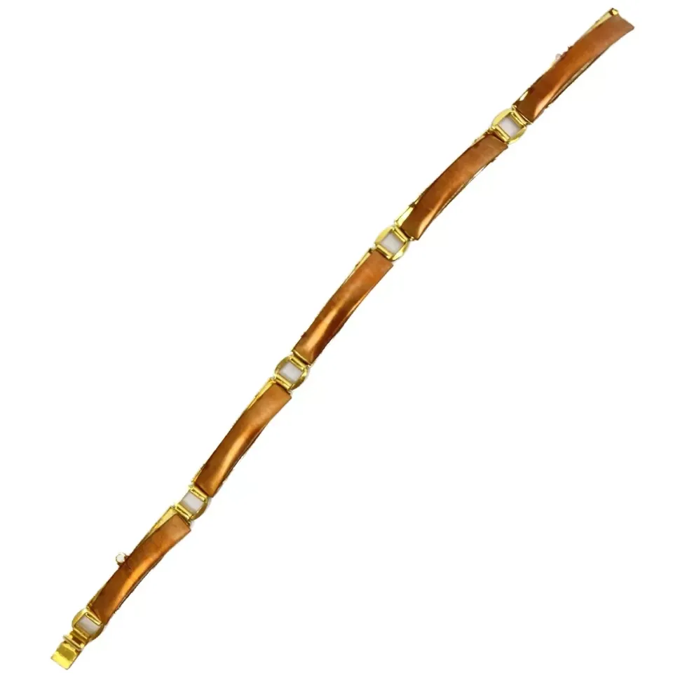 Pulsera rectángulos para esmaltado