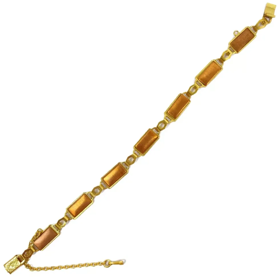 Pulsera rectángulos para esmaltado