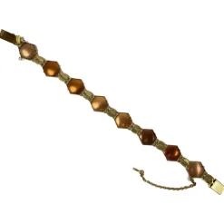 Pulsera rombos para esmaltado