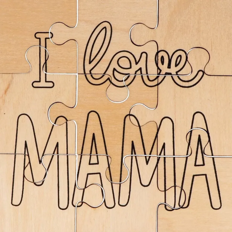Puzzle De Madera I Love Mama Artemio
