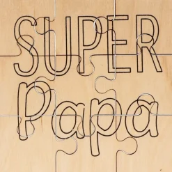 Puzzle De Madera Super Papa Artemio