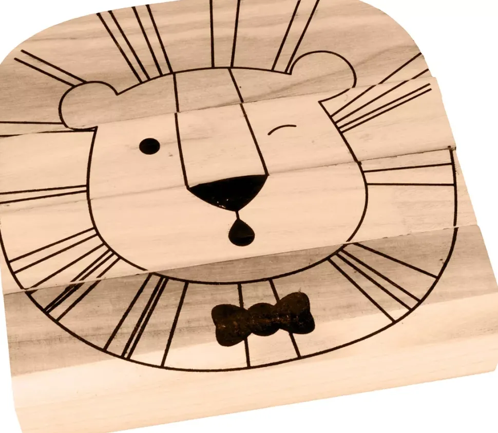 Puzzle Rompecabezas de Madera León Safari Artemio