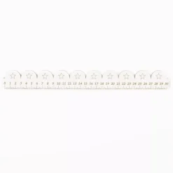 Regla de Madera Con Estrellas Dayka 30cm