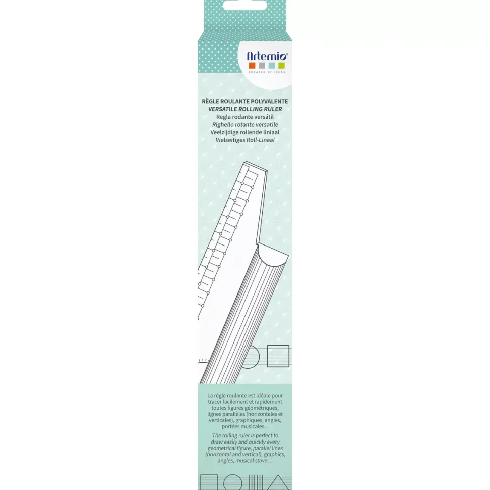 Regla Rodante Versátil Artemio 30cm