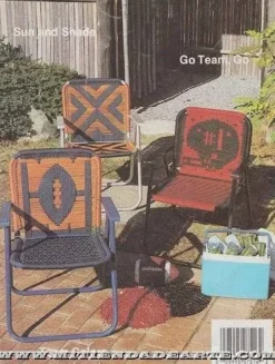 Revista Plaid Macramé para realizar sillas 7516 Furniture Fan-Fare