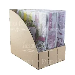 Revistero con tres divisiones para papeles en DM