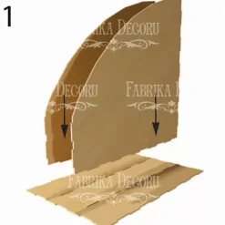 Revistero con tres divisiones para papeles en DM