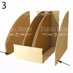 Revistero con tres divisiones para papeles en DM