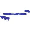 Rotulador azul doble punta Monotwin Tombow