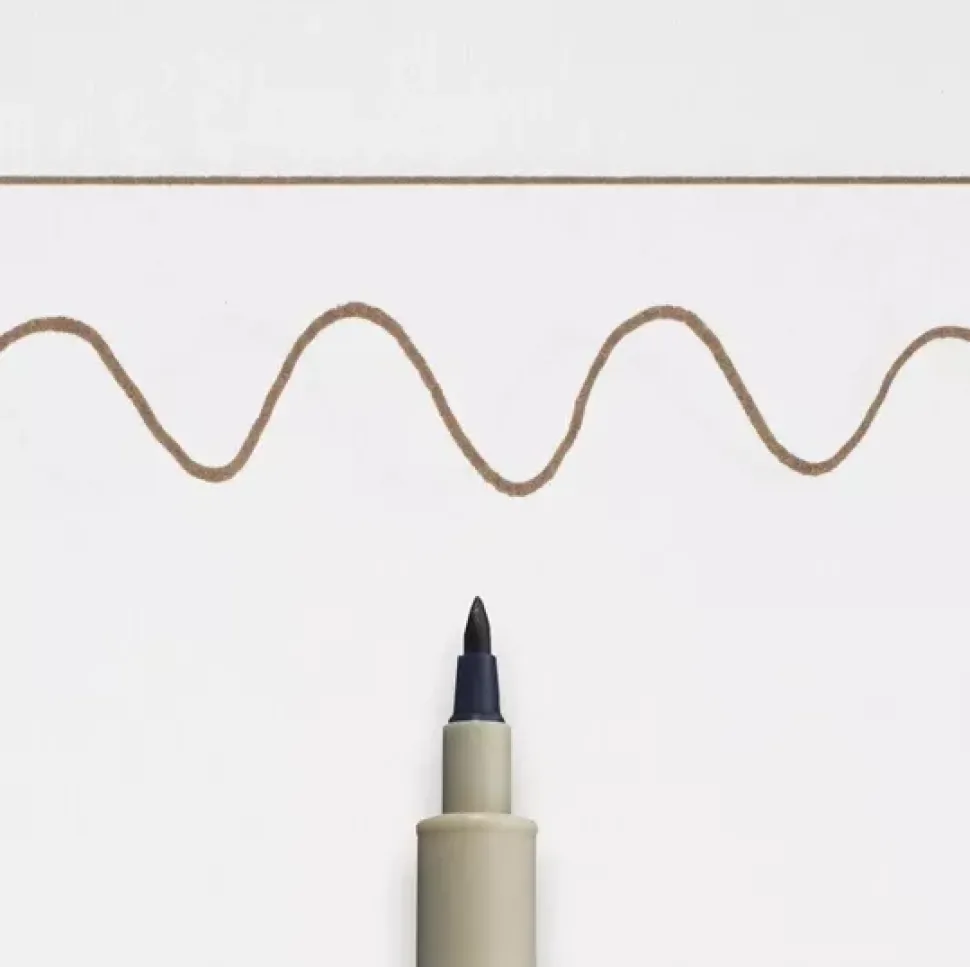 Rotulador calibrado Sepia Sakura Pigma Graphic 01