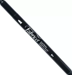 Rotulador Fabrico Dual Tip Real Black Tsukineko