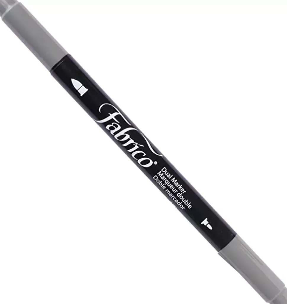 Rotulador Fabrico Dual Tip Cool Gray Tsukineko